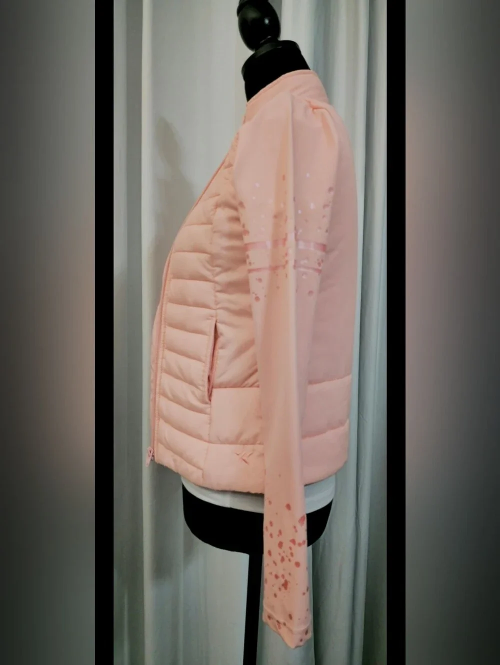 ⭐️ REBEL ⭐️ Make Your Mark ~ Lightweight puffer Warm Up Jacket 🩷🩷🩷❄️🍂